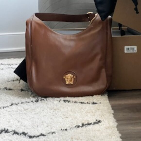 Versace La Medusa Hobo Shoulder Bag - Picture 1 of 1